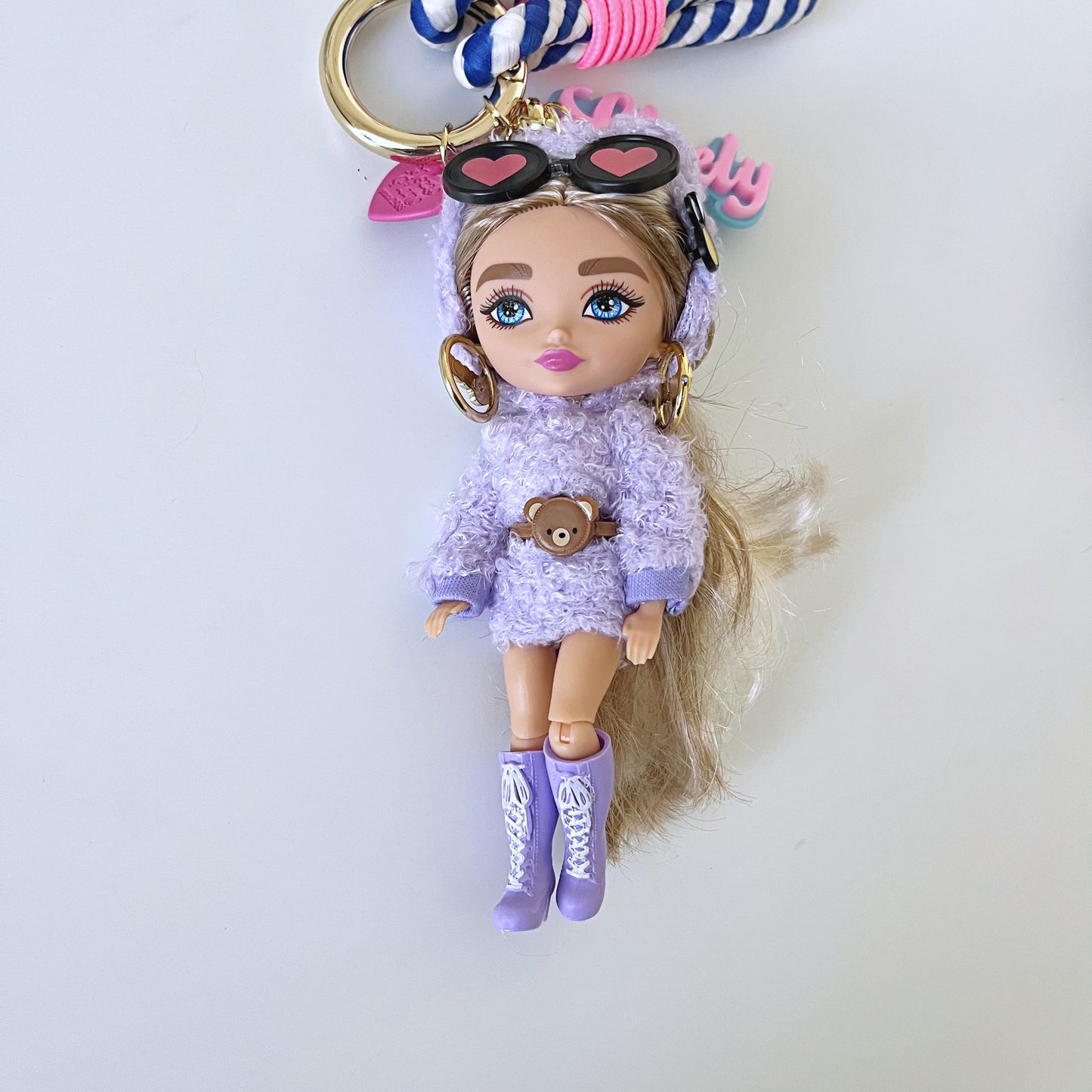 Original extra Chelsea Barbie charm_purple (hand made)